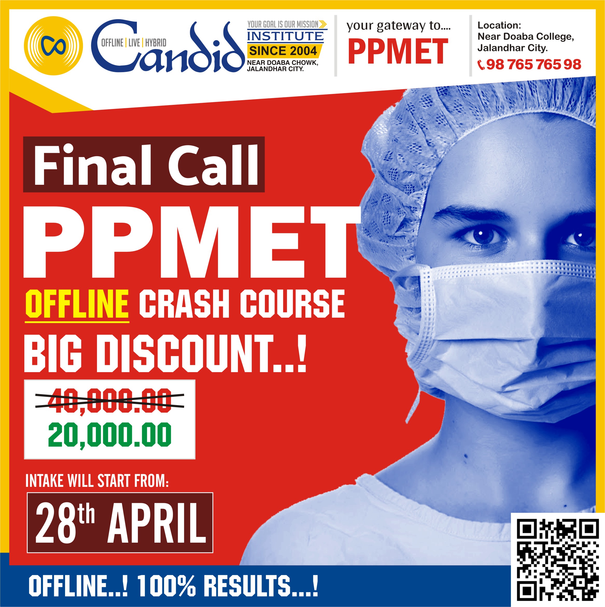 Admissions Open into PPMET/PGIMER Crash Course (B.Sc. Nursing Crash Course Coaching) Image